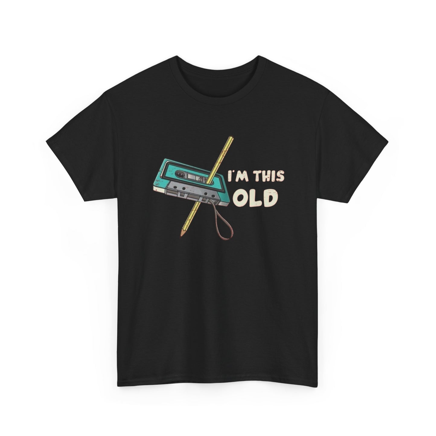 Im This Old Funny Tapes T Shirt S-5XL NEW Unisex Cotton Tee