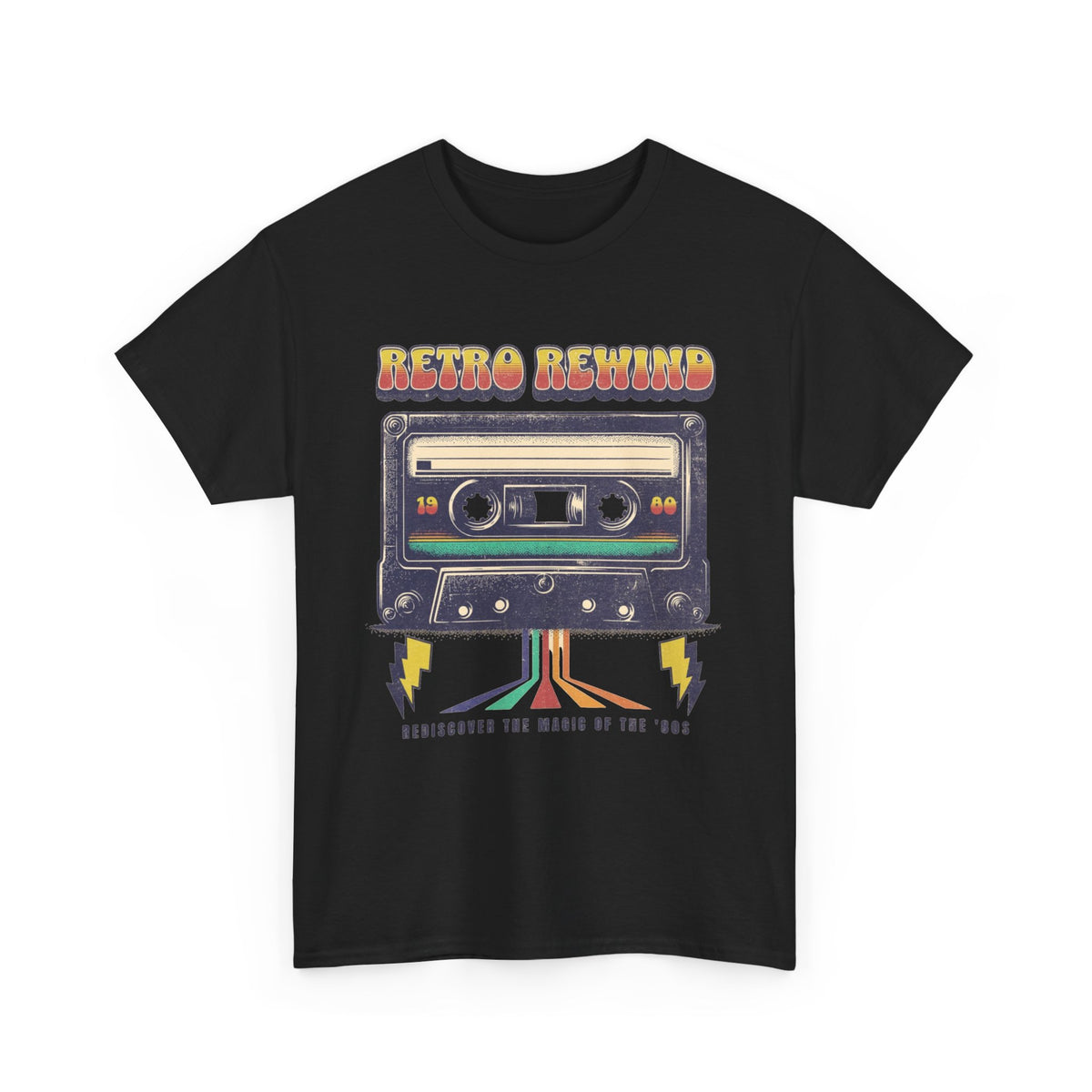 Retro Rewind Graphic T Shirt Men's  Heavy Cotton Tee