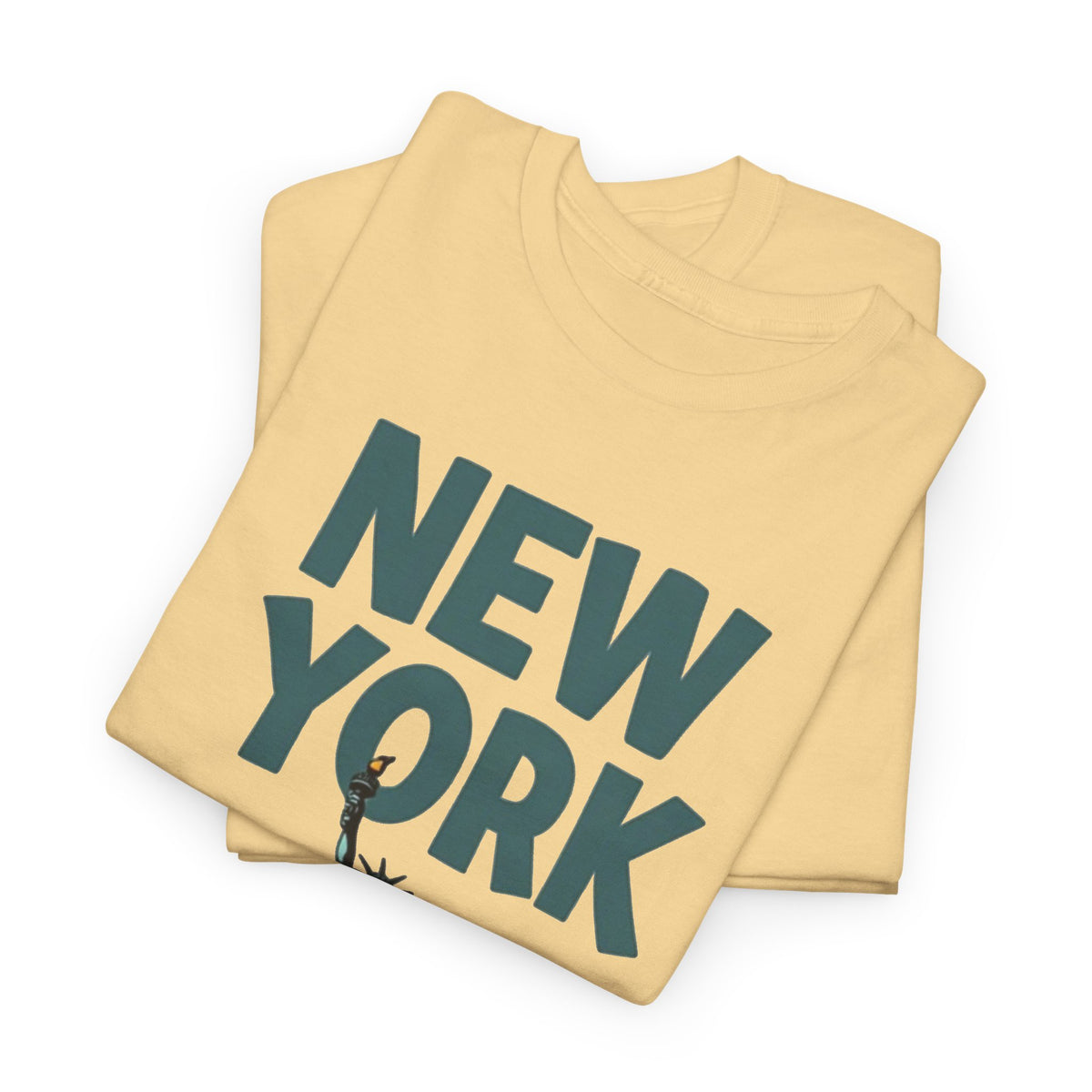 New York City Pizza Graphic T Shirt Men's Retro Heavy Cotton Tee