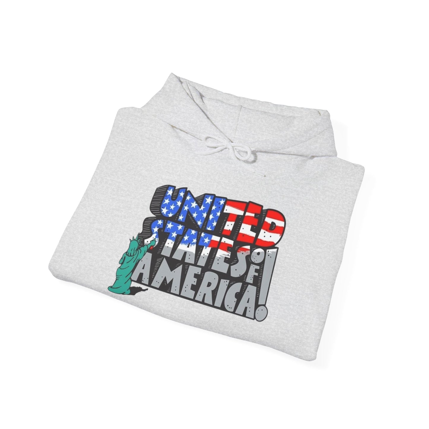 United States Of America Graphic Hoodie Unisex Heavy Blend™ Hooded Sweatshirt
