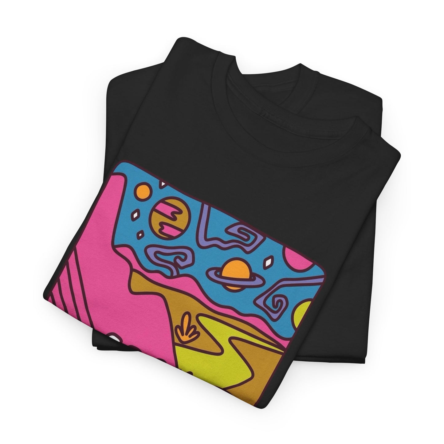 Wild Story Retro Trippy Graphic T Shirt Heavy Cotton Tee NEW ADULT UNISEX