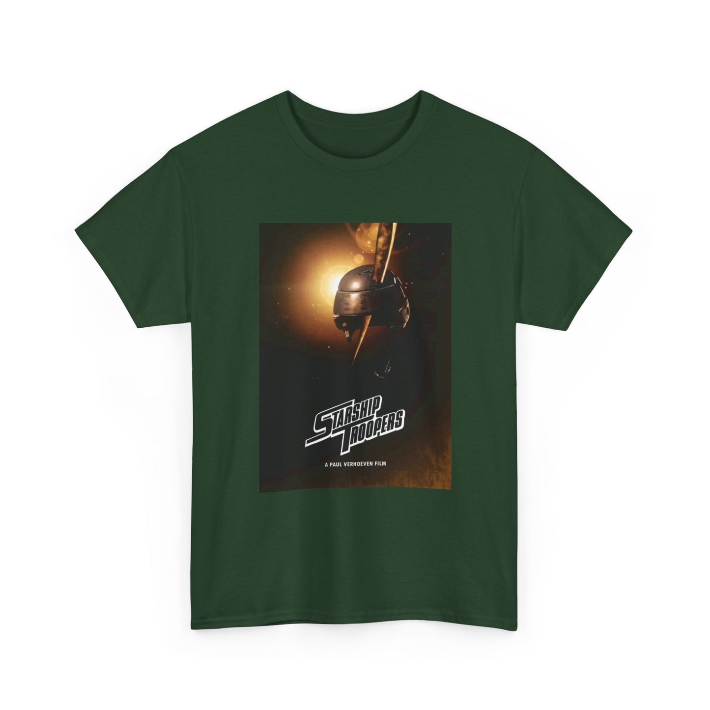 StarShip Troopers Tshirt Retro Action Movie Vintage Unisex Heavy Cotton Tee