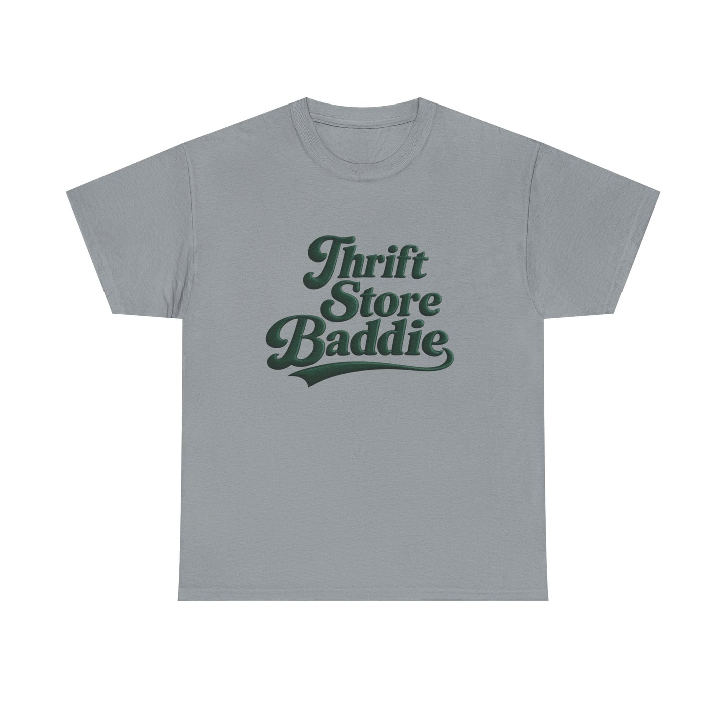 Thrift Store Baddie Graphic T Shirt New Adult Unisex Heavy Cotton Tee