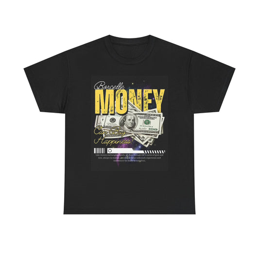 Money Can Buy Happiness Graphic T Shirt Benjamins Unisex Heavy Cotton Tee