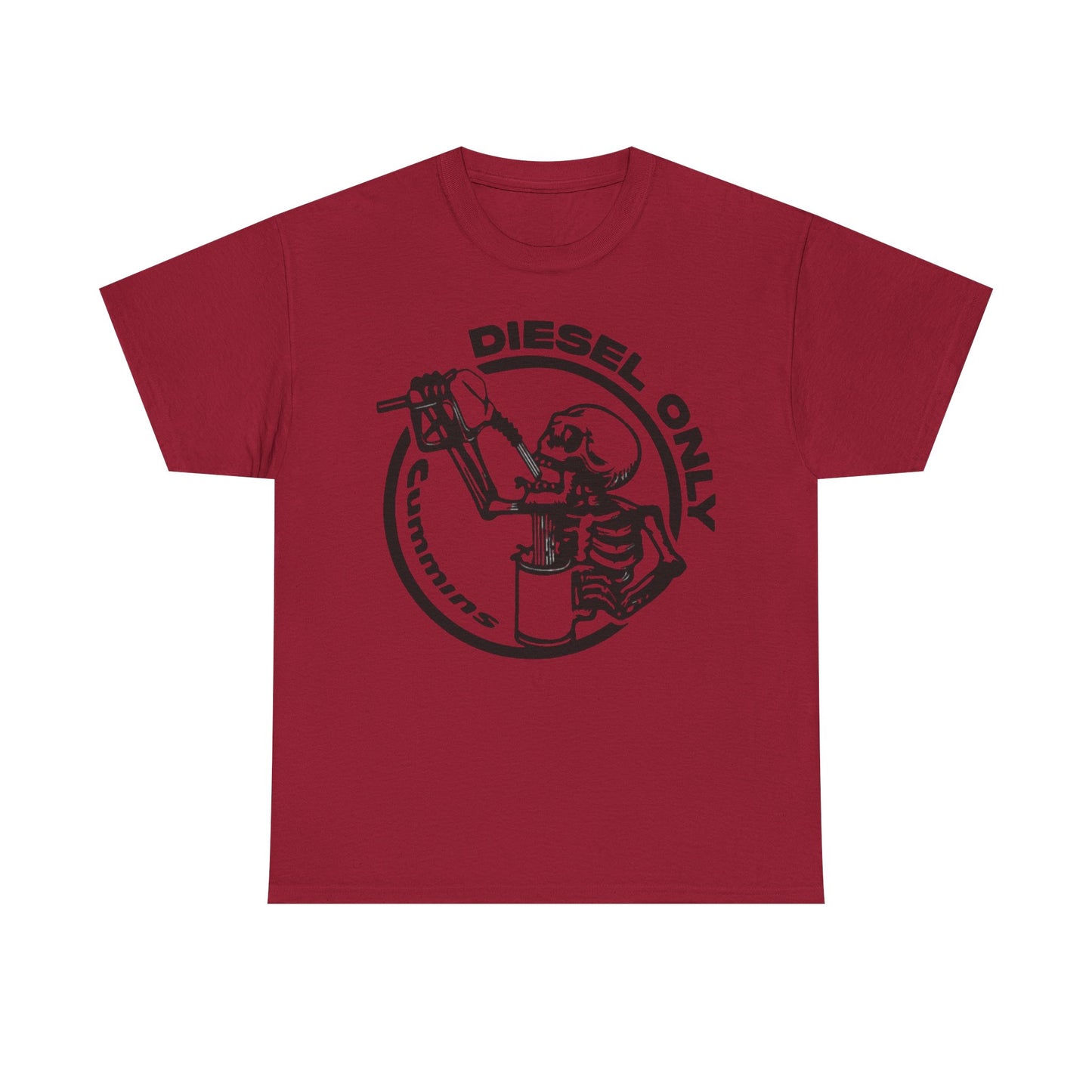 Diesel Only Cummins Graphic T Shirt Unisex Heavy Cotton Tee NEW