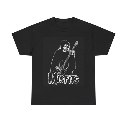 Misfits Shirt Vintage skeleton graphic retro metal grim Unisex Heavy Cotton Tee