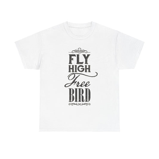 Lynard Skynard Tshirt Free Bird Vintage Military green retro Unisex Heavy Cotton