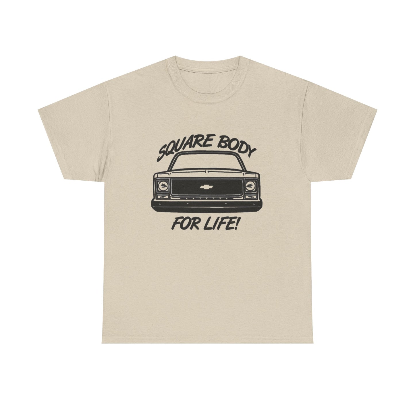 Squarebody For Life Chevy Graphic T Shirt Unisex Heavy Cotton Tee NEW