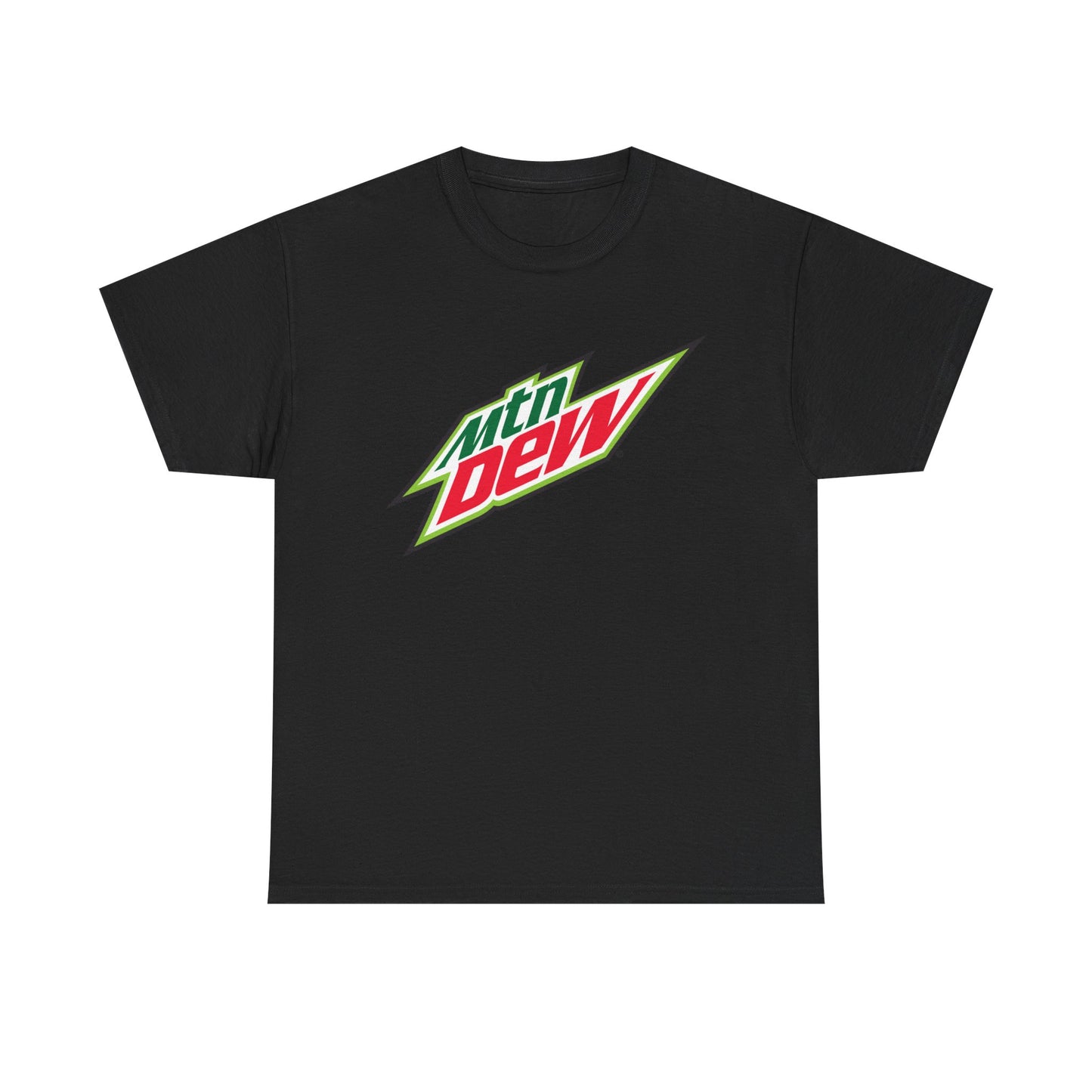 Mountain Dew Graphic T Shirt Retro Logo Video Games Unisex Heavy Cotton Tee
