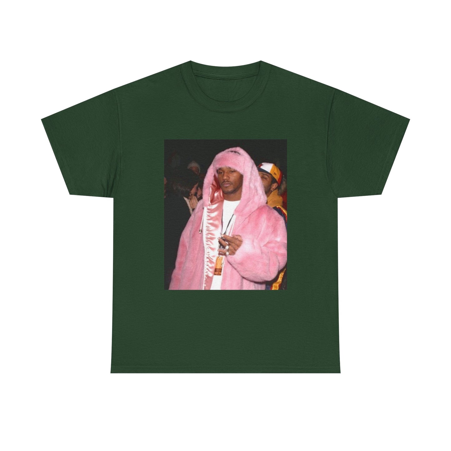 Camron diplomats T-shirt vintage pink fur coat graphic Rap Unisex Heavy Cotton