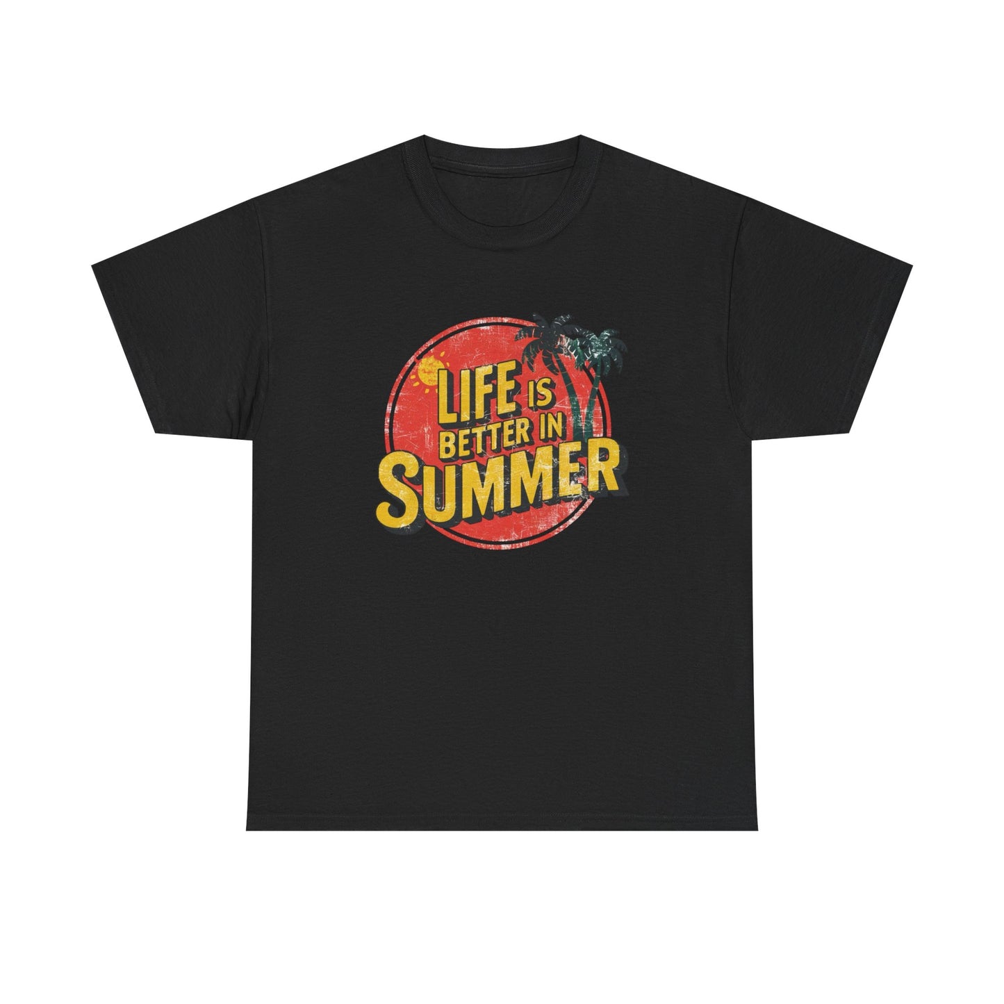 Life Is Better In The Summer Graphic T Shirt Unisex Adults NEW