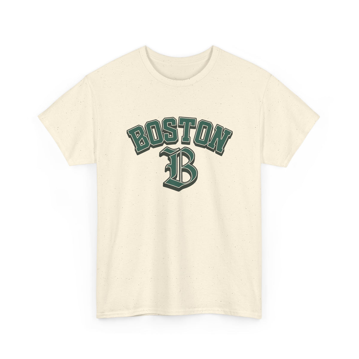 Boston Graphic T Shirt Classic Vintage Apparel Men's Heavy Cotton Tee