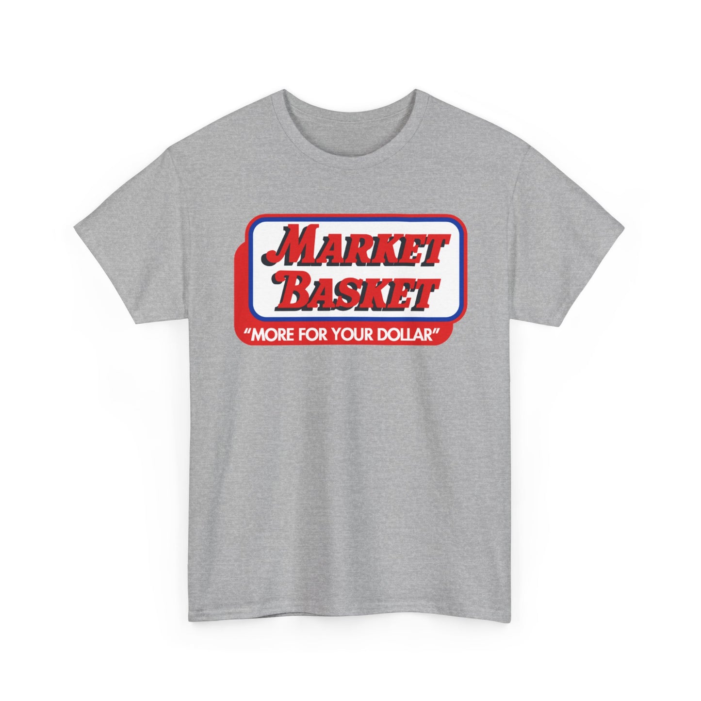 Boston vintage New England market basket patriots Heavy Cotton Tee