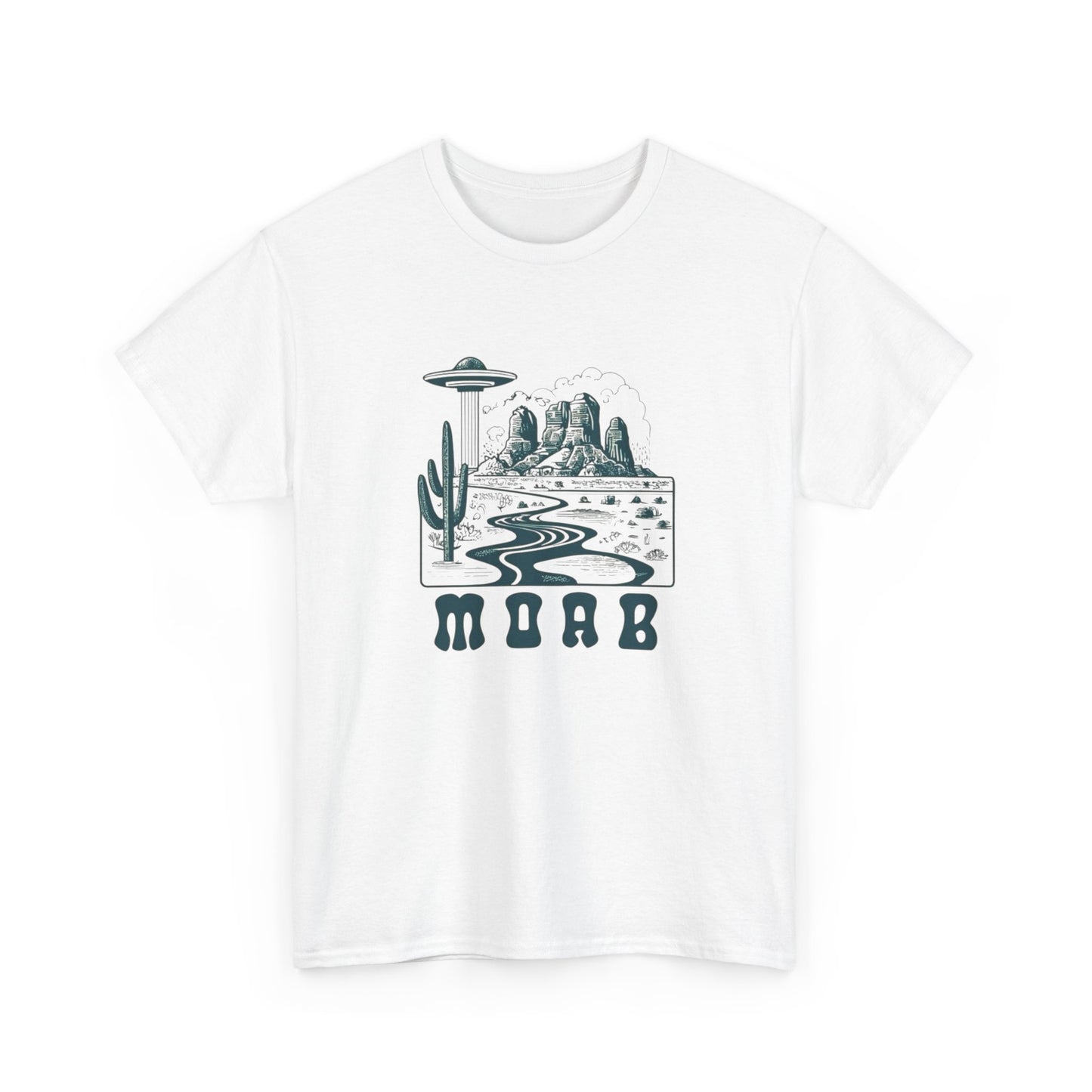 MOAB Outdoors Camping Western Graphic T Shirt Unisex Heavy Cotton Tee