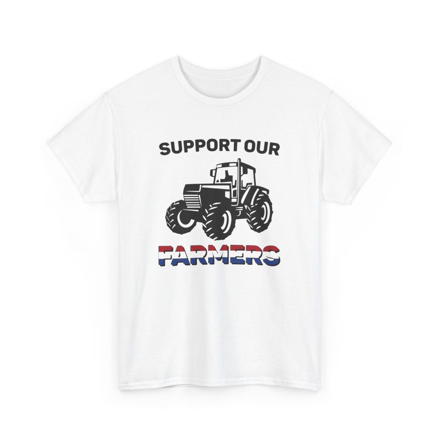 Support Our Farmers USA Graphic T Shirt Unisex Heavy Cotton Tee NEW