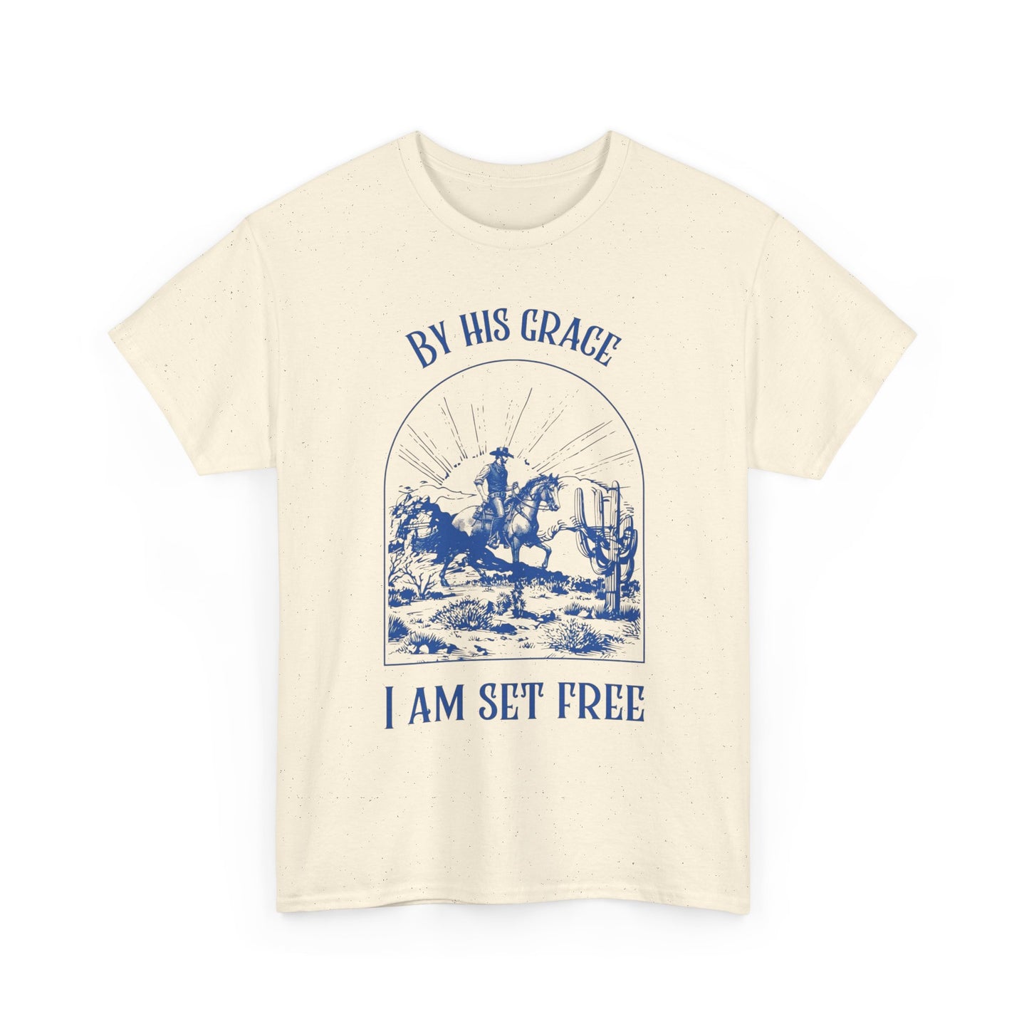 By His Grace God Graphic T Shirt ALL SIZES Tee Unisex Heavy Cotton