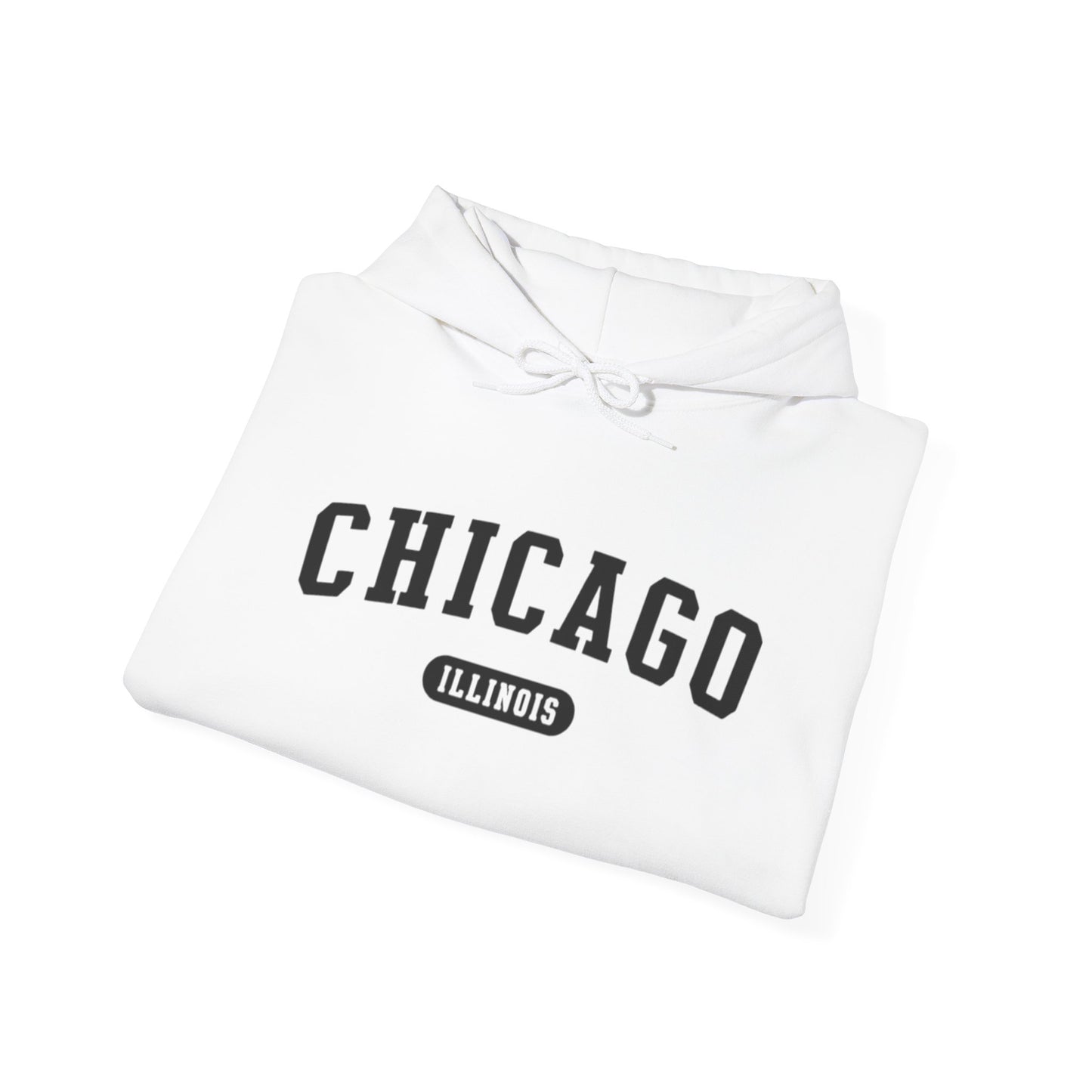 Chicago Graphic Hoodie Unisex Heavy Blend™ Hooded Sweatshirt