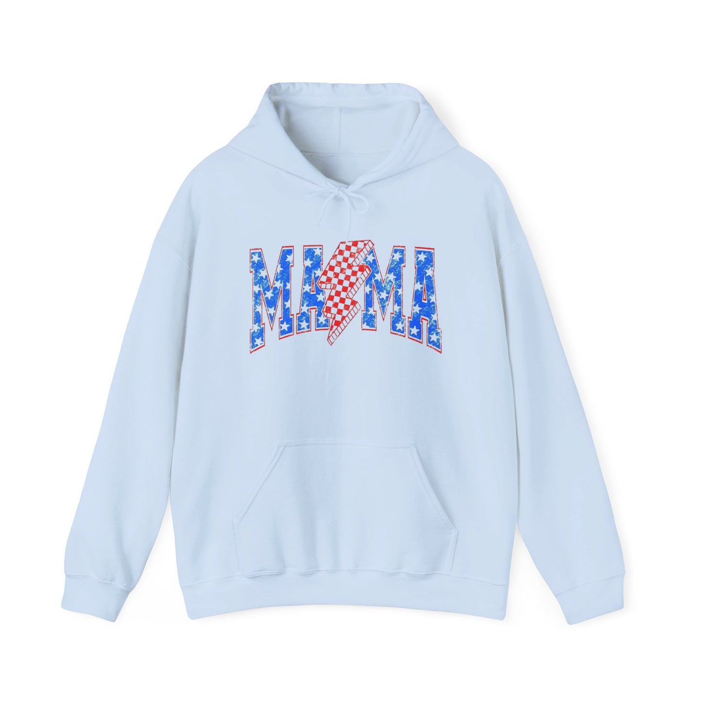 USA Mama Mom Retro Graphic Hoodie Women's Heavy Blend™ Hooded Sweatshirt