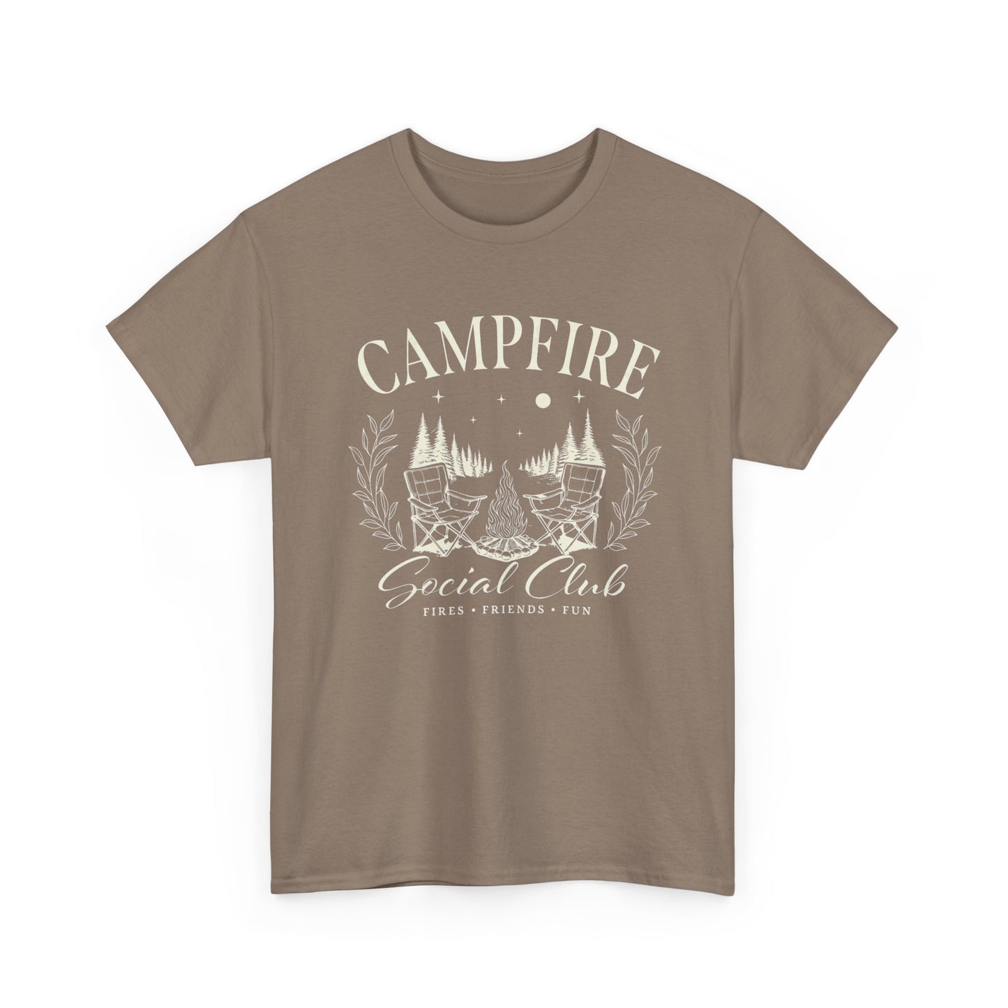 Campfire Social Club Graphic T Shirt Unisex Heavy Cotton Tee