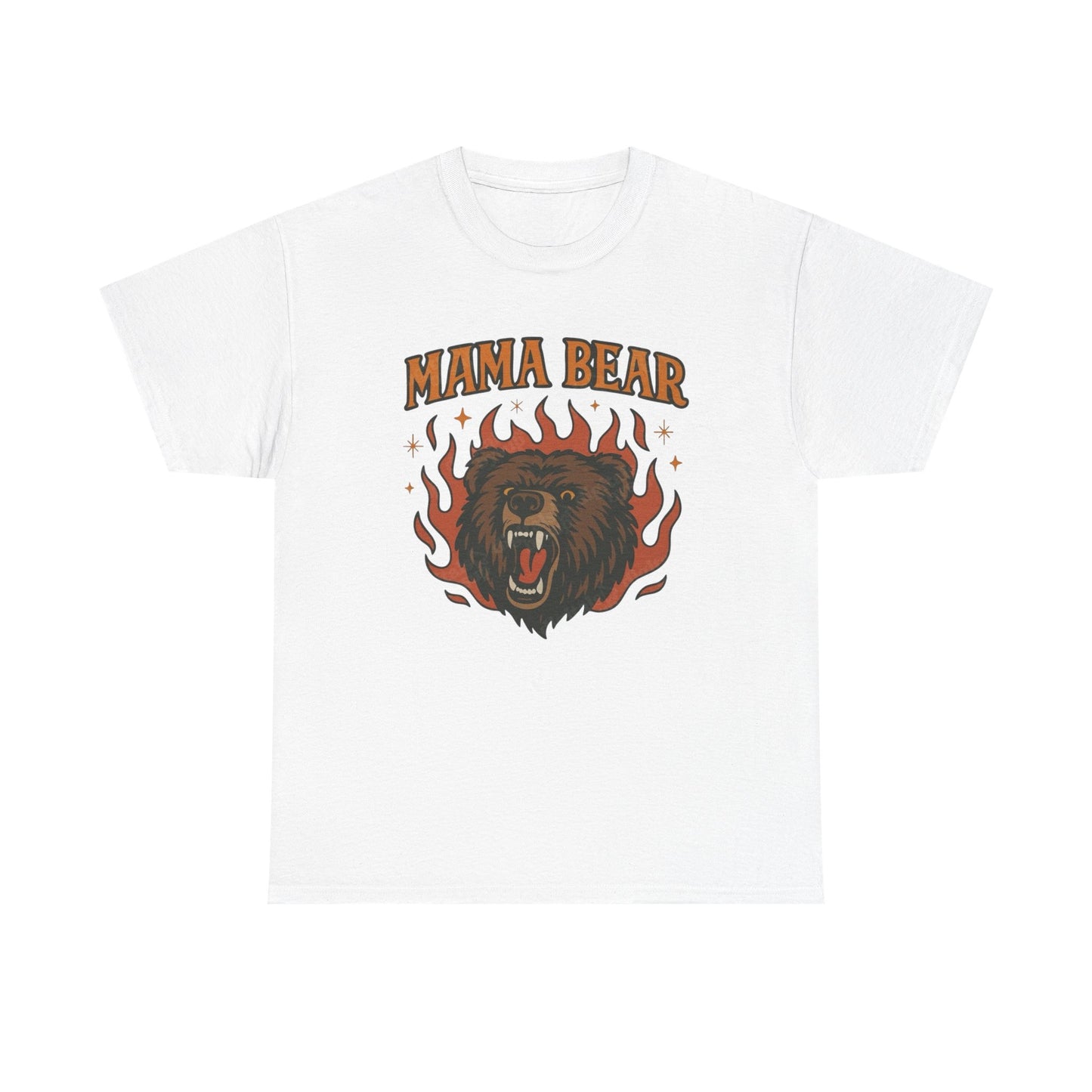 Mama Bear Graphic T Shirt NEW Unisex Heavy Cotton Tee