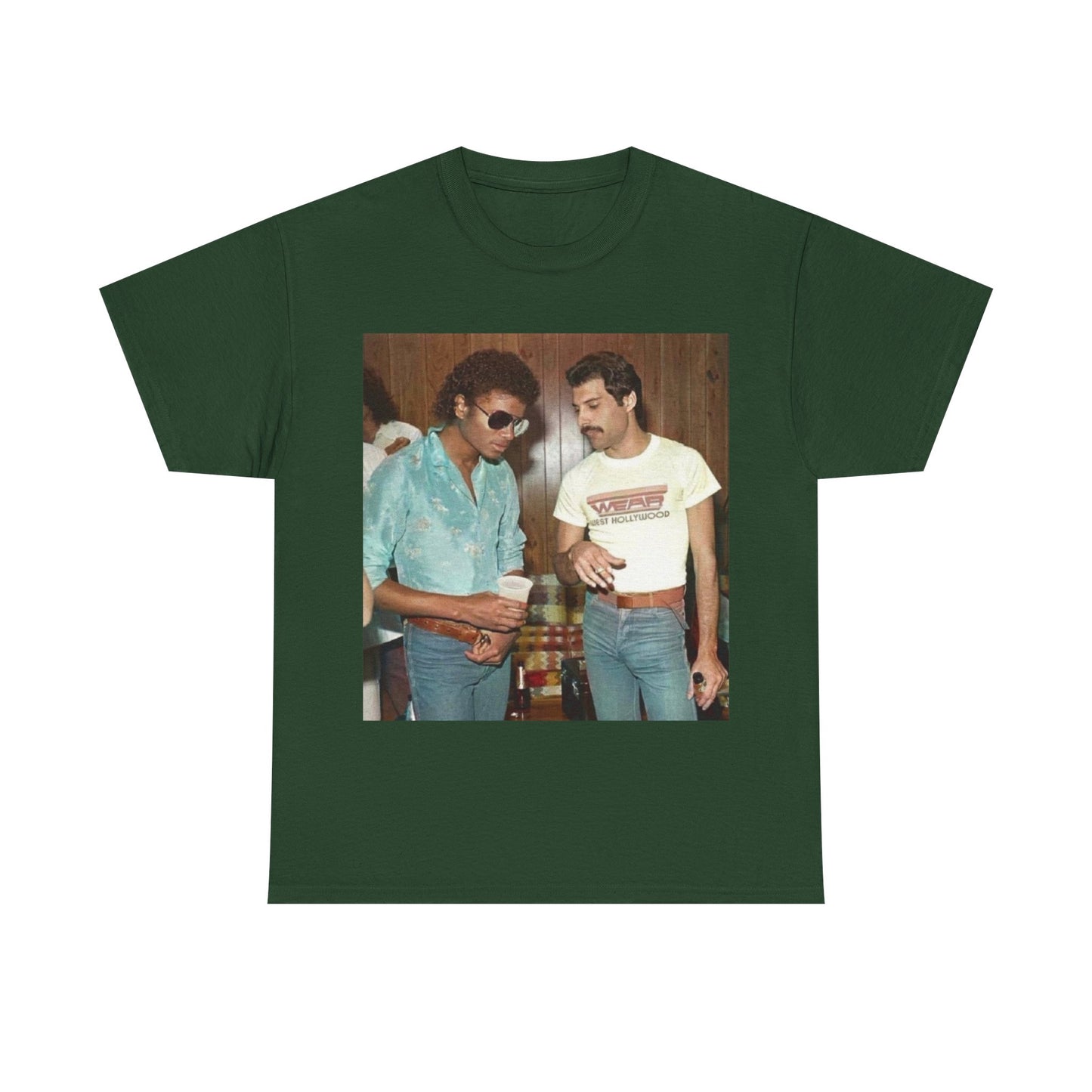 Michael jackson Queen tshirt vintage 80s retro graphic Unisex Heavy Cotton Tee