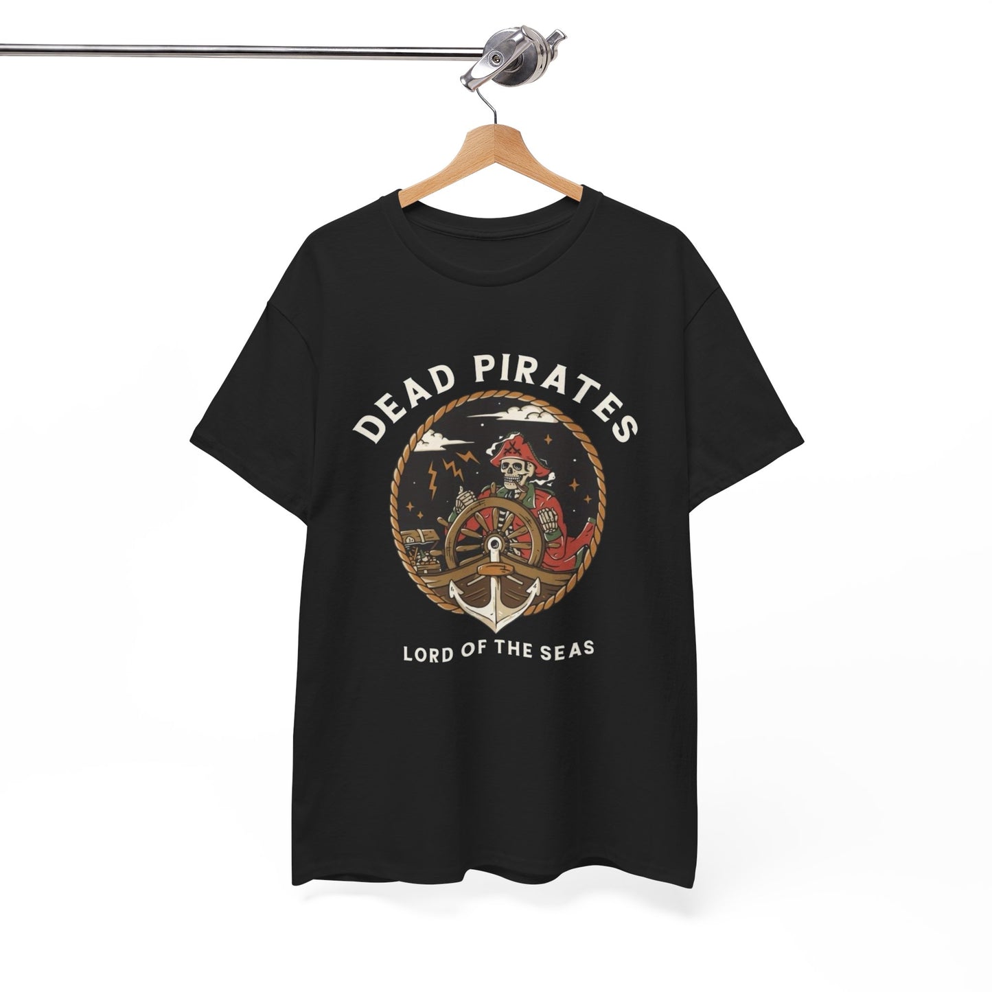 Dead Pirates Graphic T Shirt NEW ADULT Unisex Heavy Cotton Tee