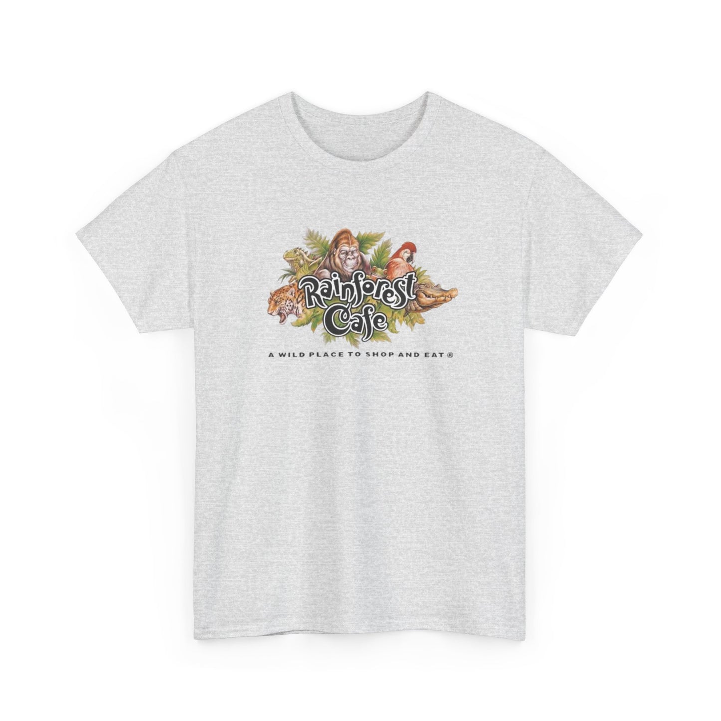 Rainforest Cafe Retro Graphic T Shirt S-5XL NEW Unisex Heavy Cotton Tee