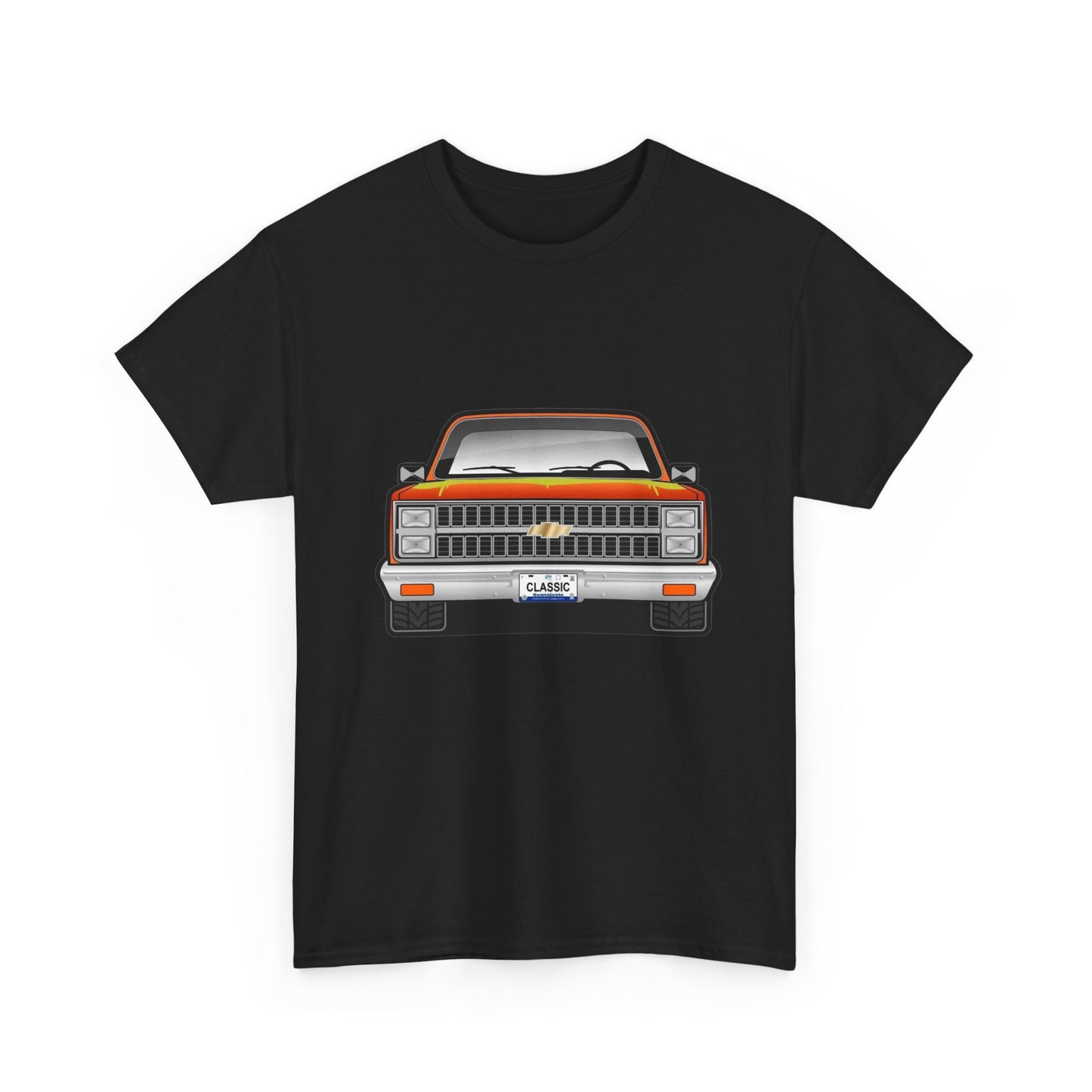 Classic Retro Pickup Truck Graphic T Shirt Unisex Heavy Cotton Tee NEW