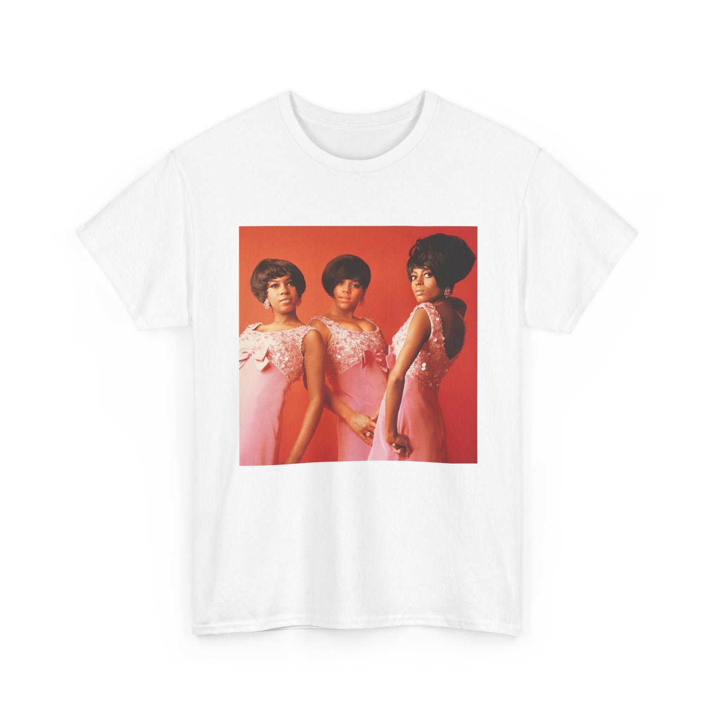 The Supremes Tshirt Vintage Diana Ross Retro Poster Unisex Heavy Cotton Tee 71