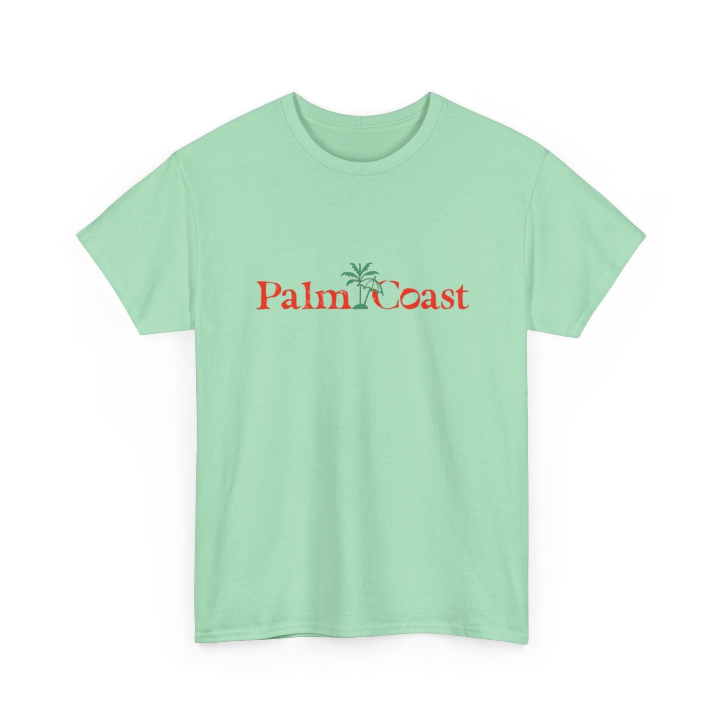 Palm Coast Graphic T Shirt NEW Adult Unisex Heavy Cotton Tee