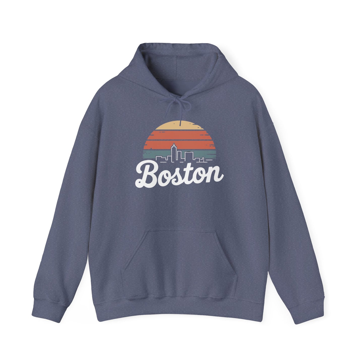 Boston Skyline Graphic Hoodie NEW Unisex Heavy Blend™ Hooded Sweatshirt