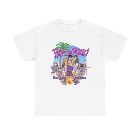 The Boys Are Back Graphic T Shirt Surf Club Unisex Heavy Cotton Tee
