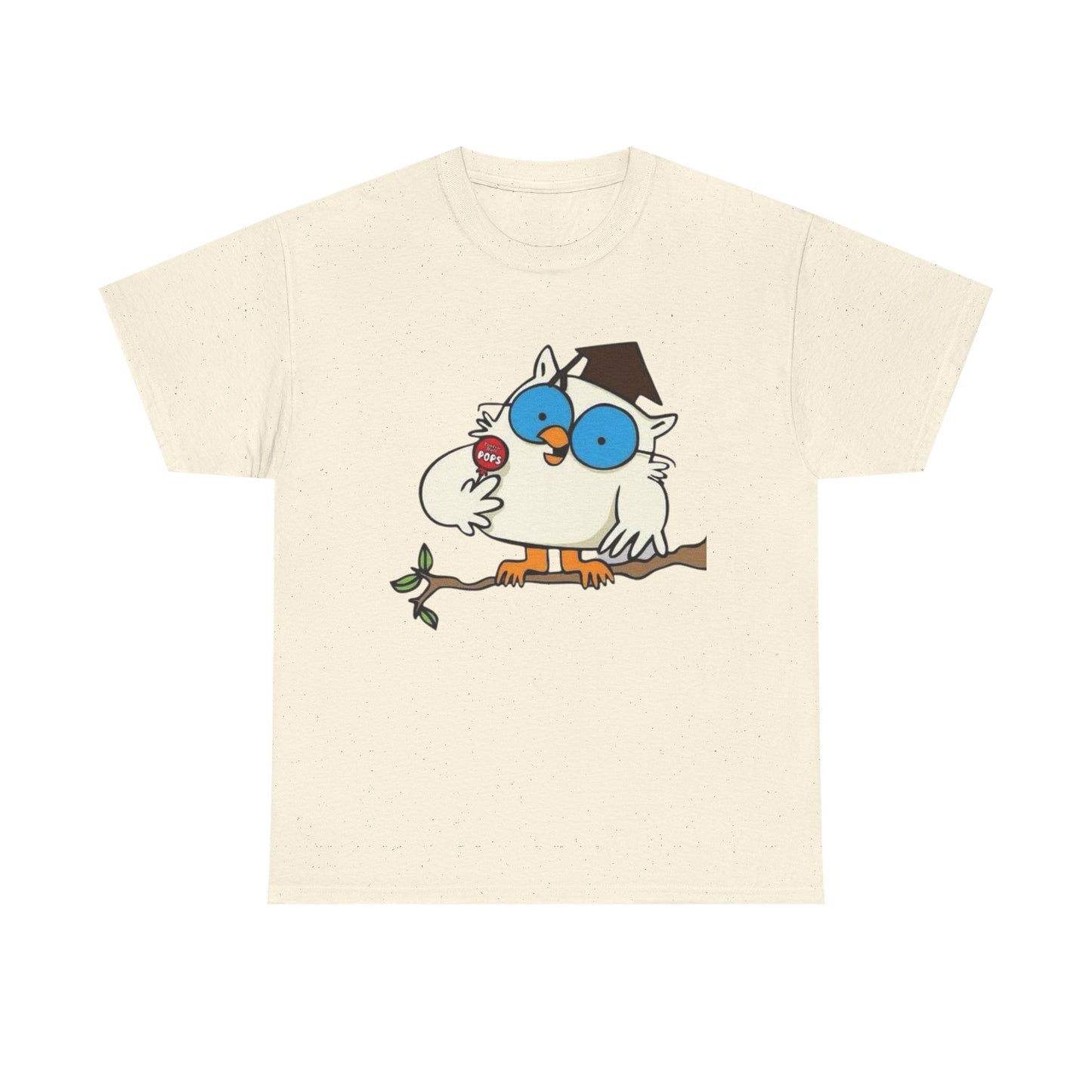 Tootsie Pop Owl Vintage Graphic T Shirt NEW S-5XL Unisex Heavy Cotton Tee