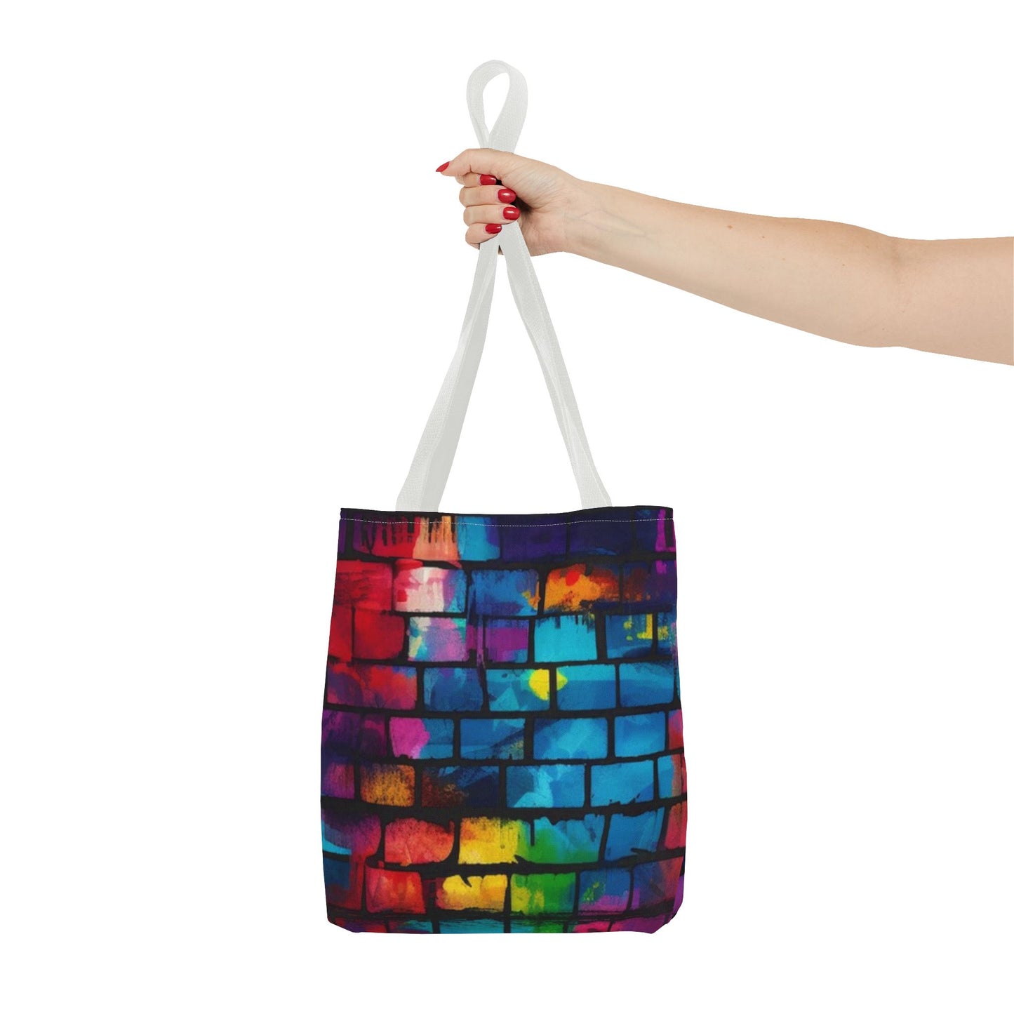 Rainbow Brick BRAND NEW Modern Purse - Pocketbook - Travel Tote Bag (AOP)