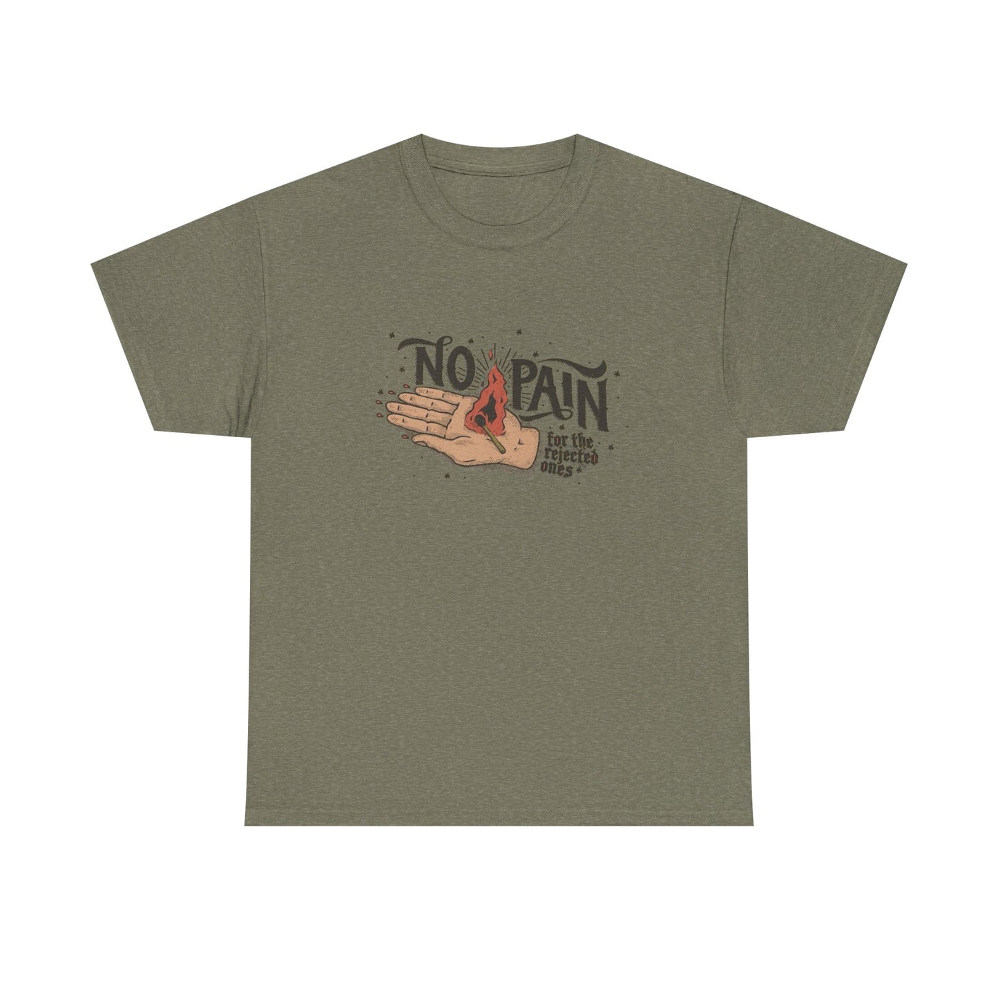 No Pain Graphic T Shirt NEW Vintage Unisex Heavy Cotton Tee