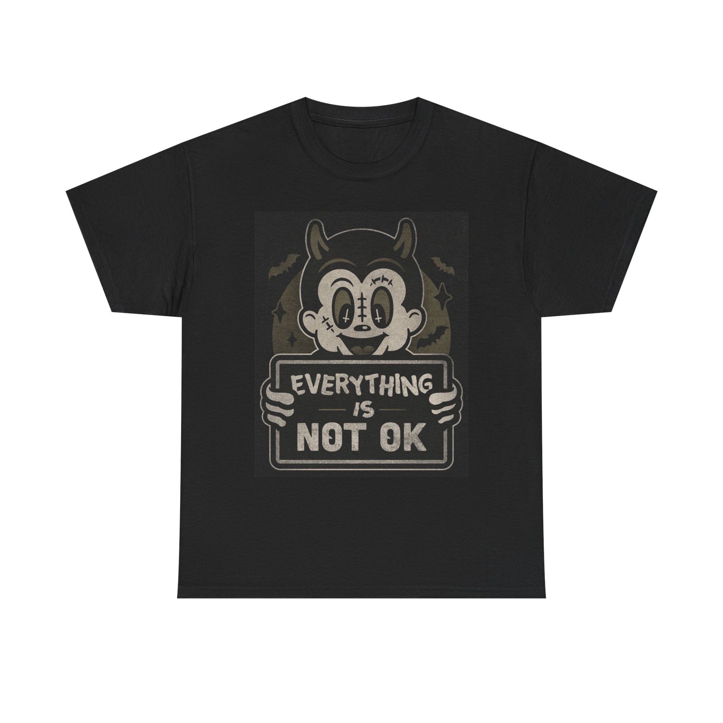 Everything Is Not Ok Graphic T Shirt Brand New Cotton Tee