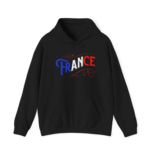 France Flag Graphic Hoodie NEW Unisex Heavy Blend™ Hooded Sweatshirt Gift