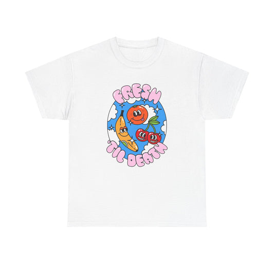 Fresh Till Death Graphic T-Shirt Unisex Heavy Cotton Tee