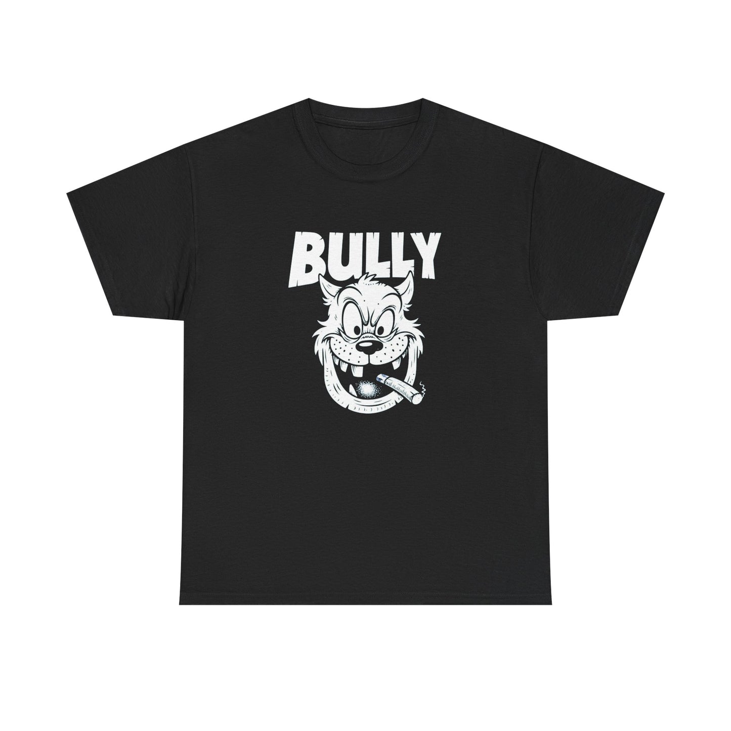 Bully Dog Cartoon Vintage T Shirt Unisex Heavy Cotton Tee