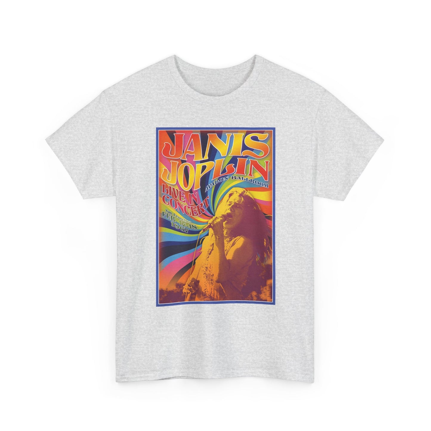 Janis Joplin Woodstock T Shirt BRAND NEW Apparel Unisex Graphic Tee USA