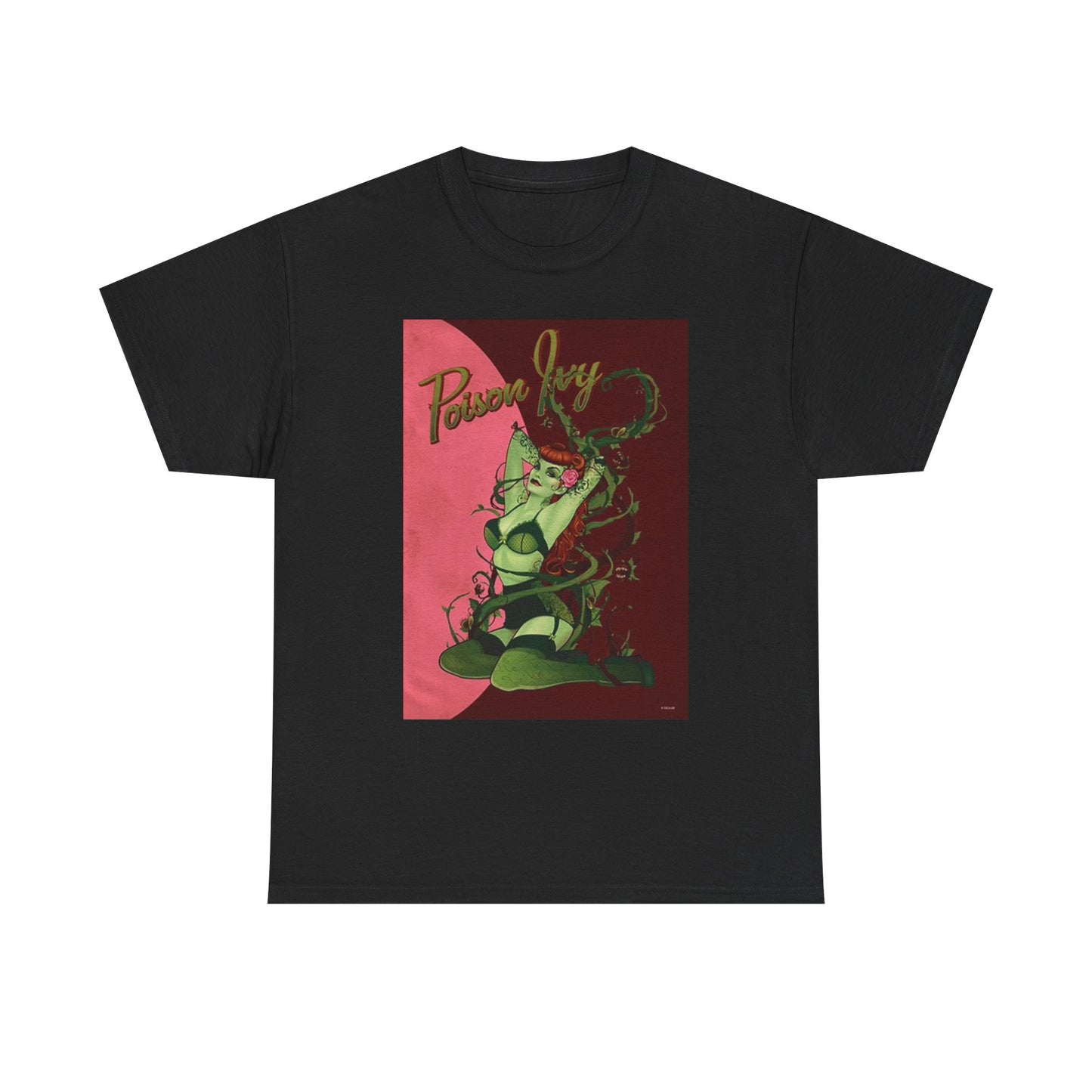Poison Ivy Graphic T Shirt Apparel Retro Unisex Heavy Cotton Tee