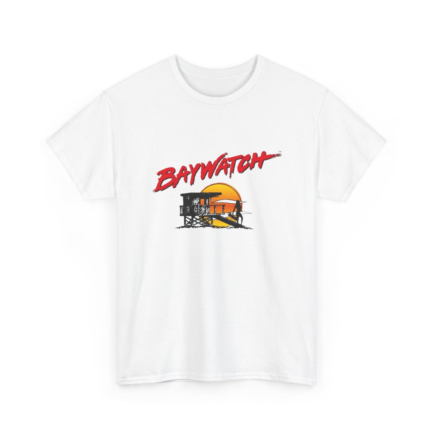 Baywatch Vintage T Shirt Graphic Unisex Heavy Cotton Tee NEW GIFT