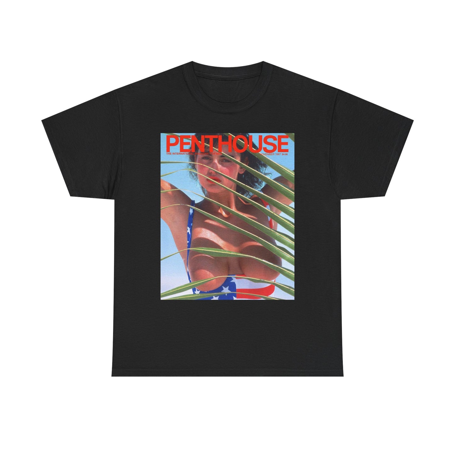 Penthouse Magazine Graphic T Shirt Vintage Retro Apparel Heavy Cotton Tee