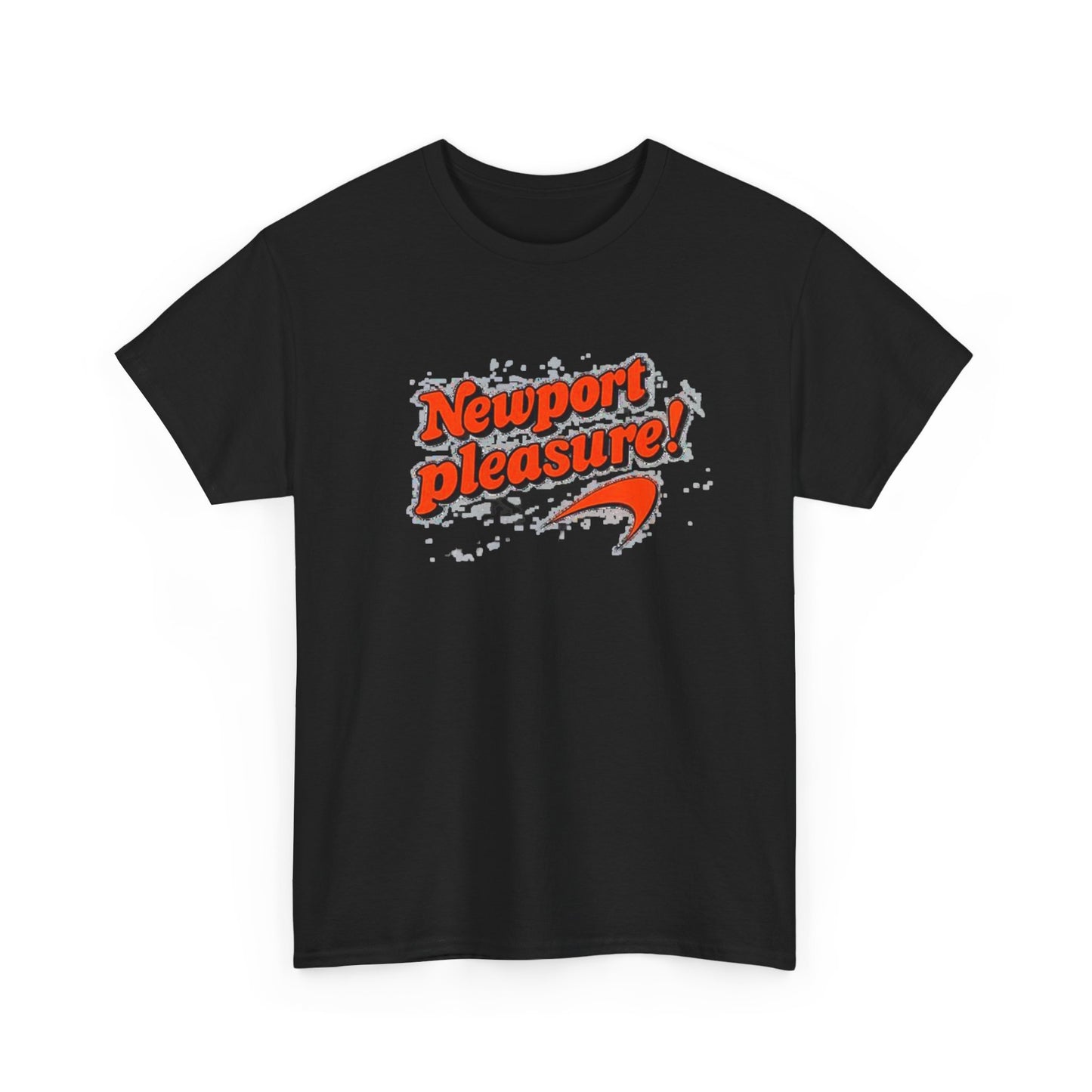 Newport Tshirt Newport Pleasure Vintage logo Cigarette Unisex Heavy Cotton Tee