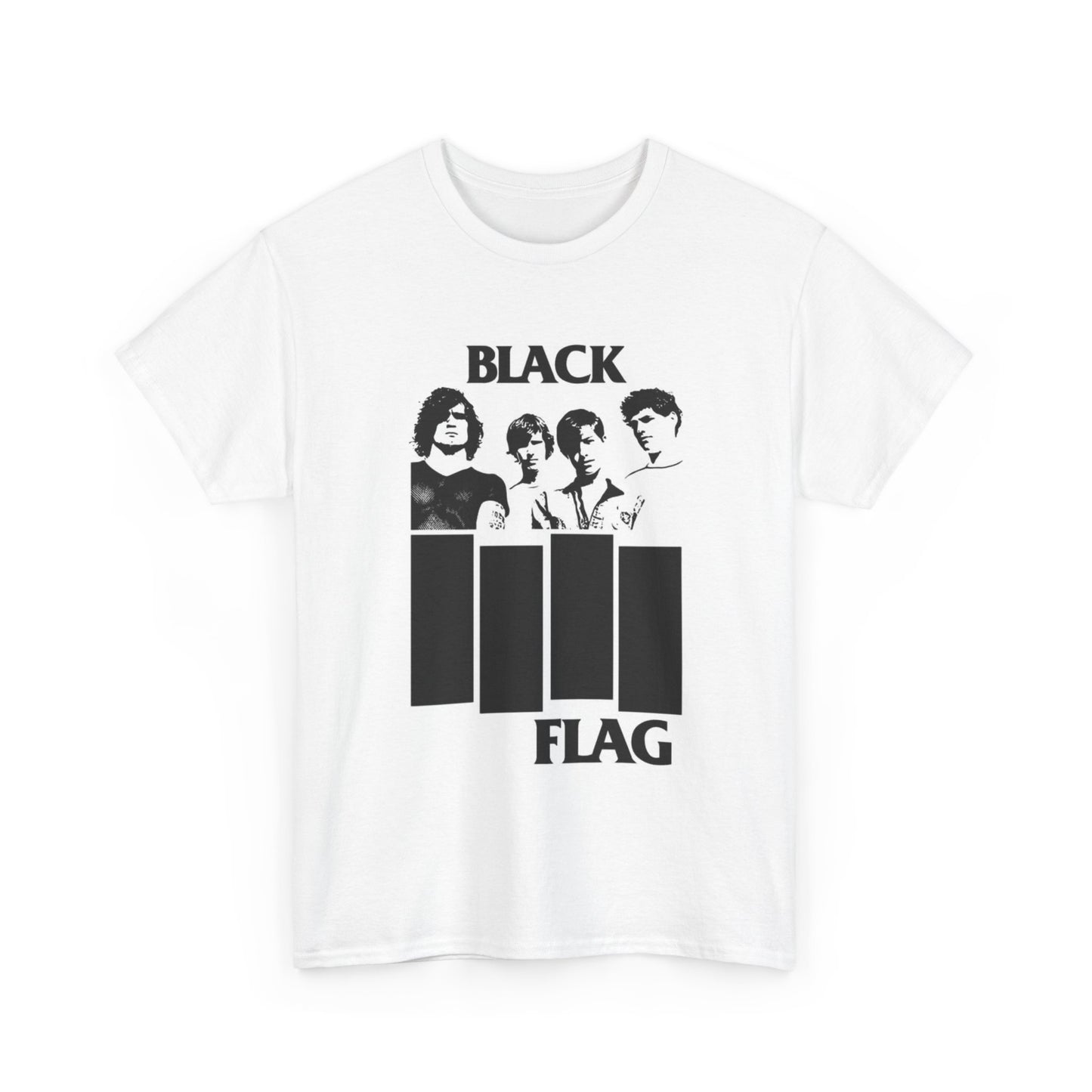 Black Flag Tshirt Vintage Punk band rock retro New York Unisex Heavy Cotton Tee