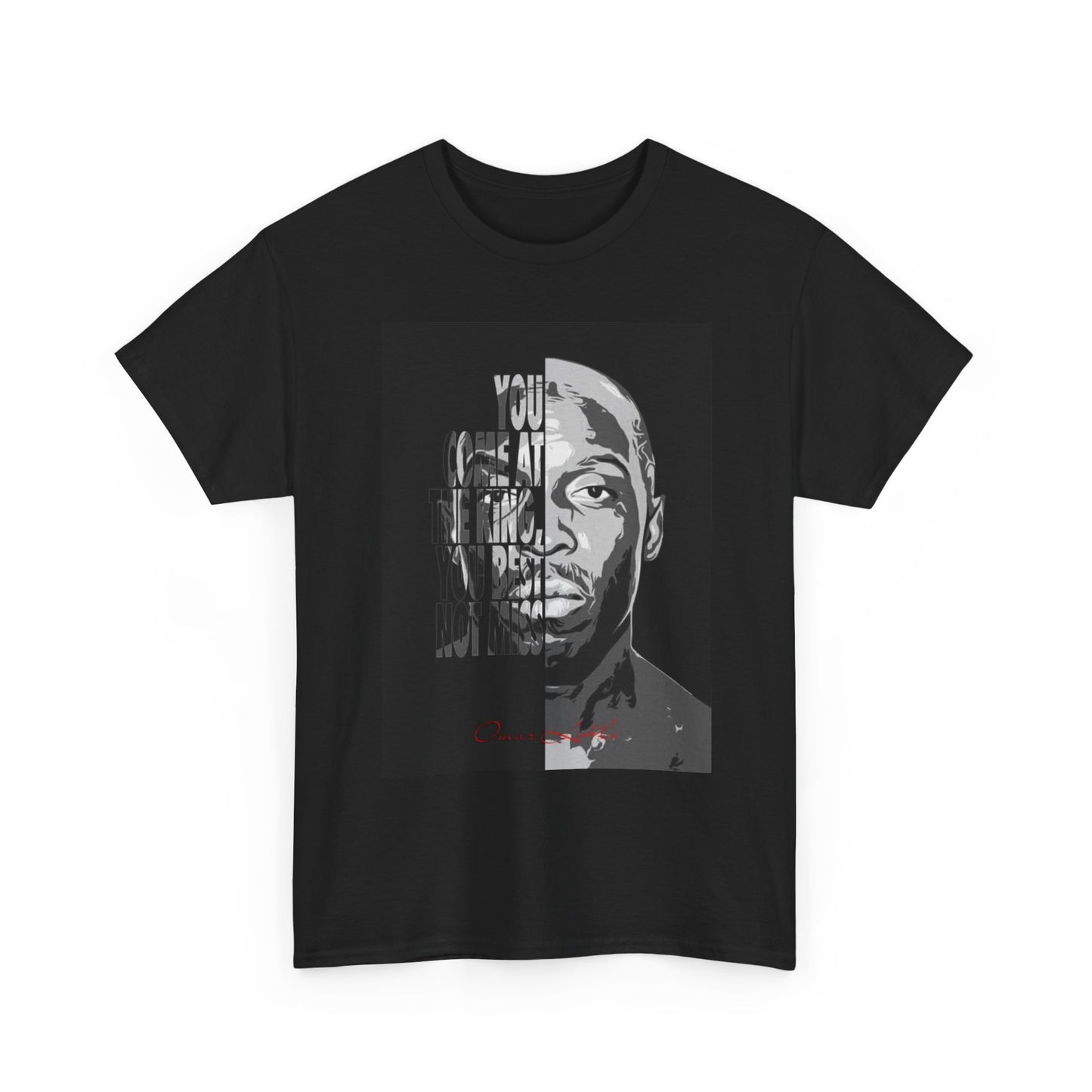 Omar Little The wire Tshirt Retro Baltimore TV Series Unisex Heavy Cotton Tee