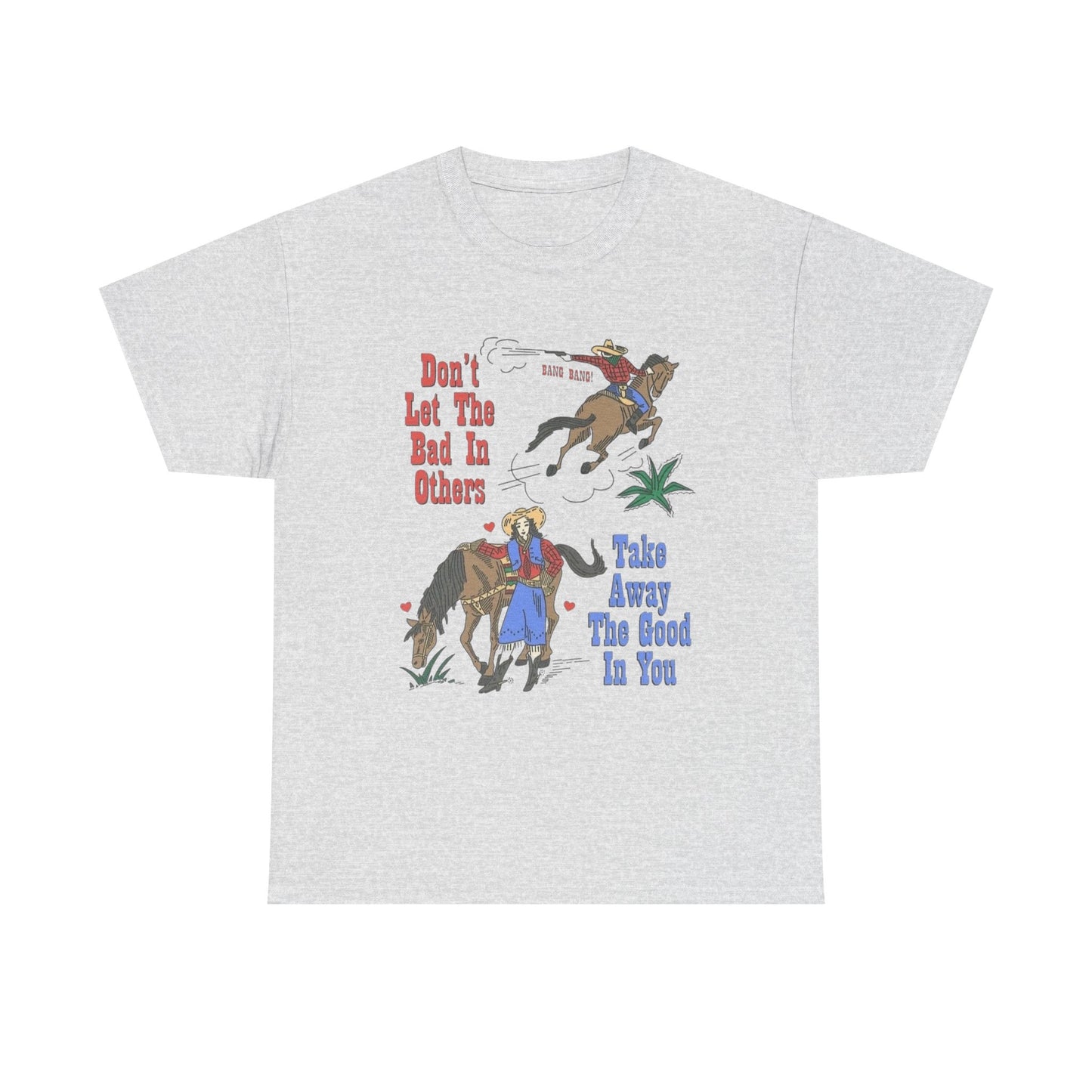 Cowboy Western Rodeo 90s Vintage Graphic T Shirt Unisex Heavy Cotton Tee