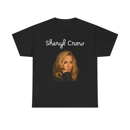Sheryl Crow T Shirt Retro Graphic Country Pop Vintage Unisex Heavy Cotton Tee