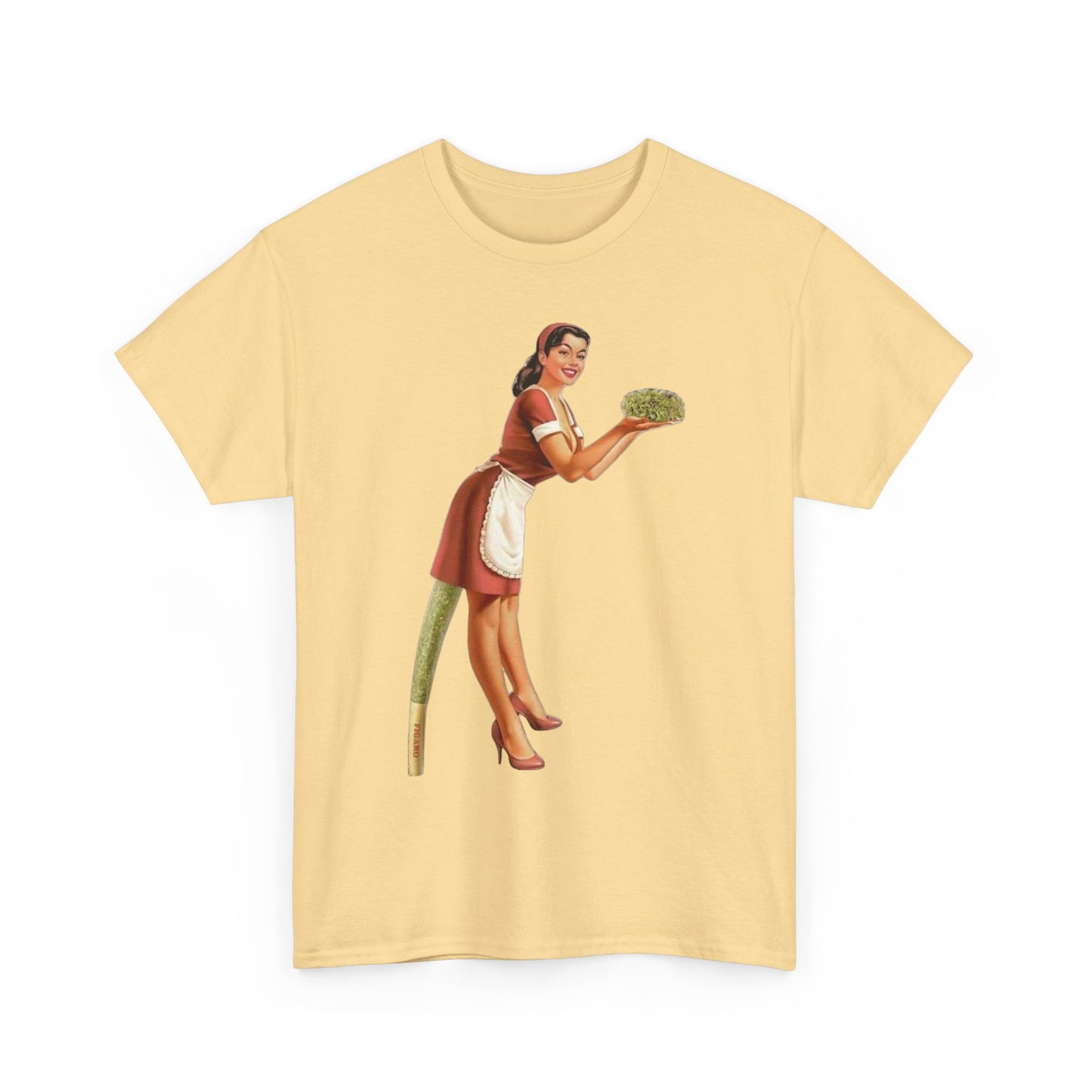 Baking Weed Pies Graphic T-Shirt Womens Comfy Cotton Tee NEW