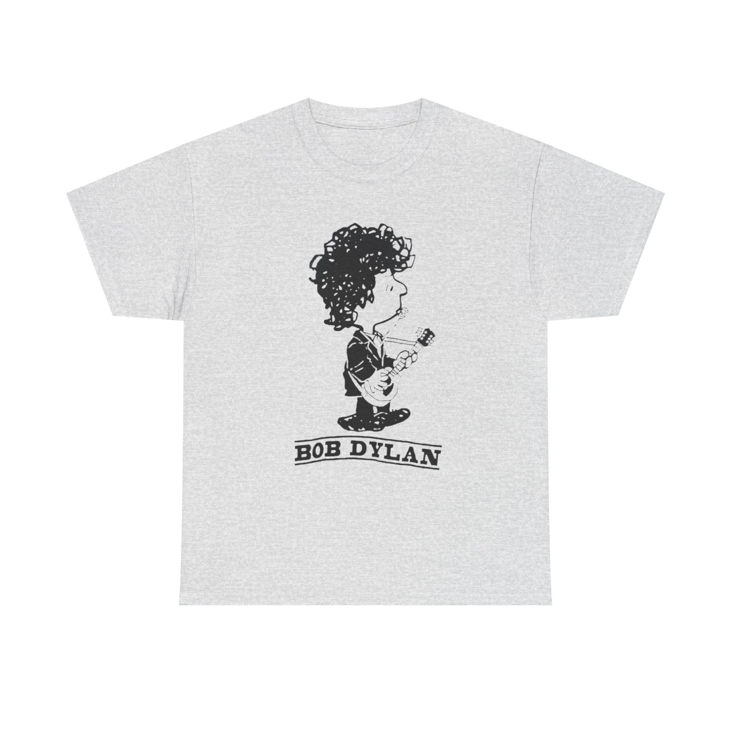 Bob Dylan Graphic T Shirt Vintage Rock Blue Grass Retro Unisex Heavy Cotton Tee